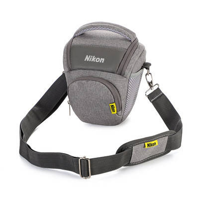 

Сумка для фотоаппарата Nikon Никон противоударная Серый ( код: IBF070S )