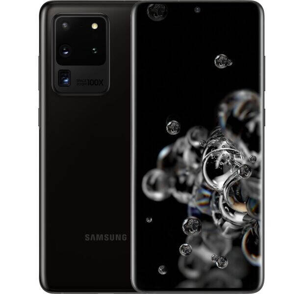 

Смартфон Samsung Galaxy S20 Ultra SM-G988 12/128GB Black (SM-G988BZKD), Черный