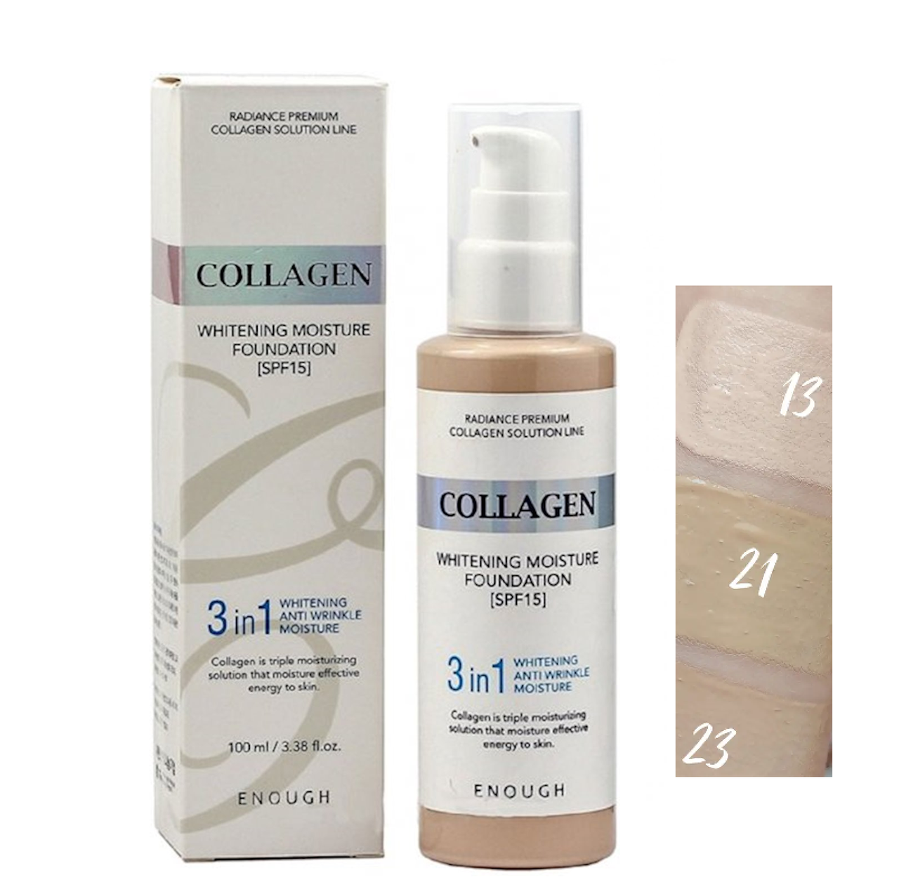 

Тональный крем Collagen Enough 3в1 с морским коллагеном