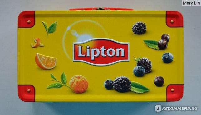 

Чай Липтон Lipton фруктовая коллекция в металлическом сундуке