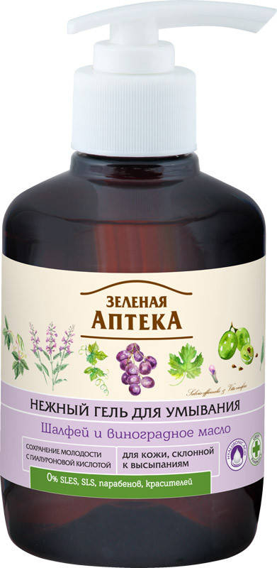 

Зелена Аптека Гель д/вмив. Зелений чай