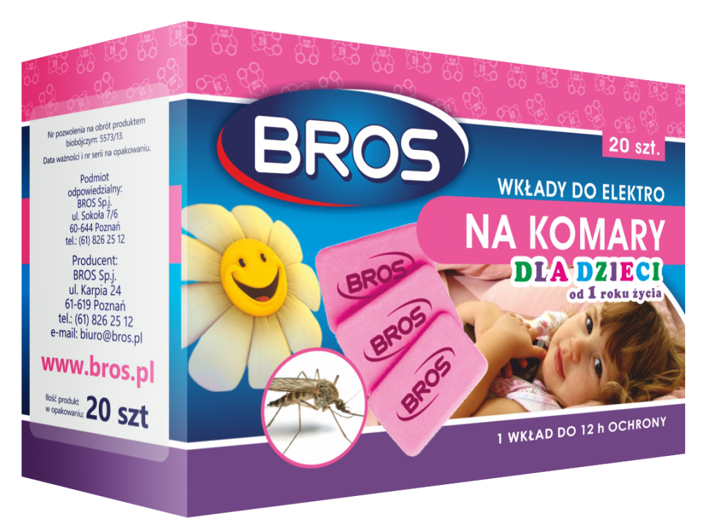 

Пластины для электрофумигатор (для детей) Bros 10 шт