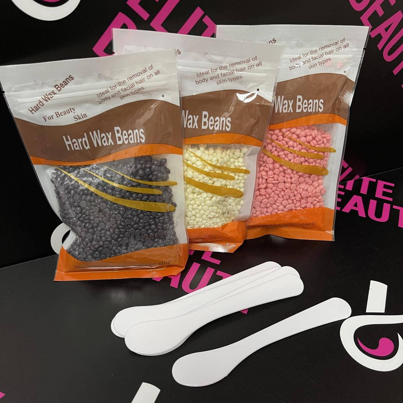 

Горячий воск для депиляции в гранулах Hard Wax Beans 100 г + шпатель
