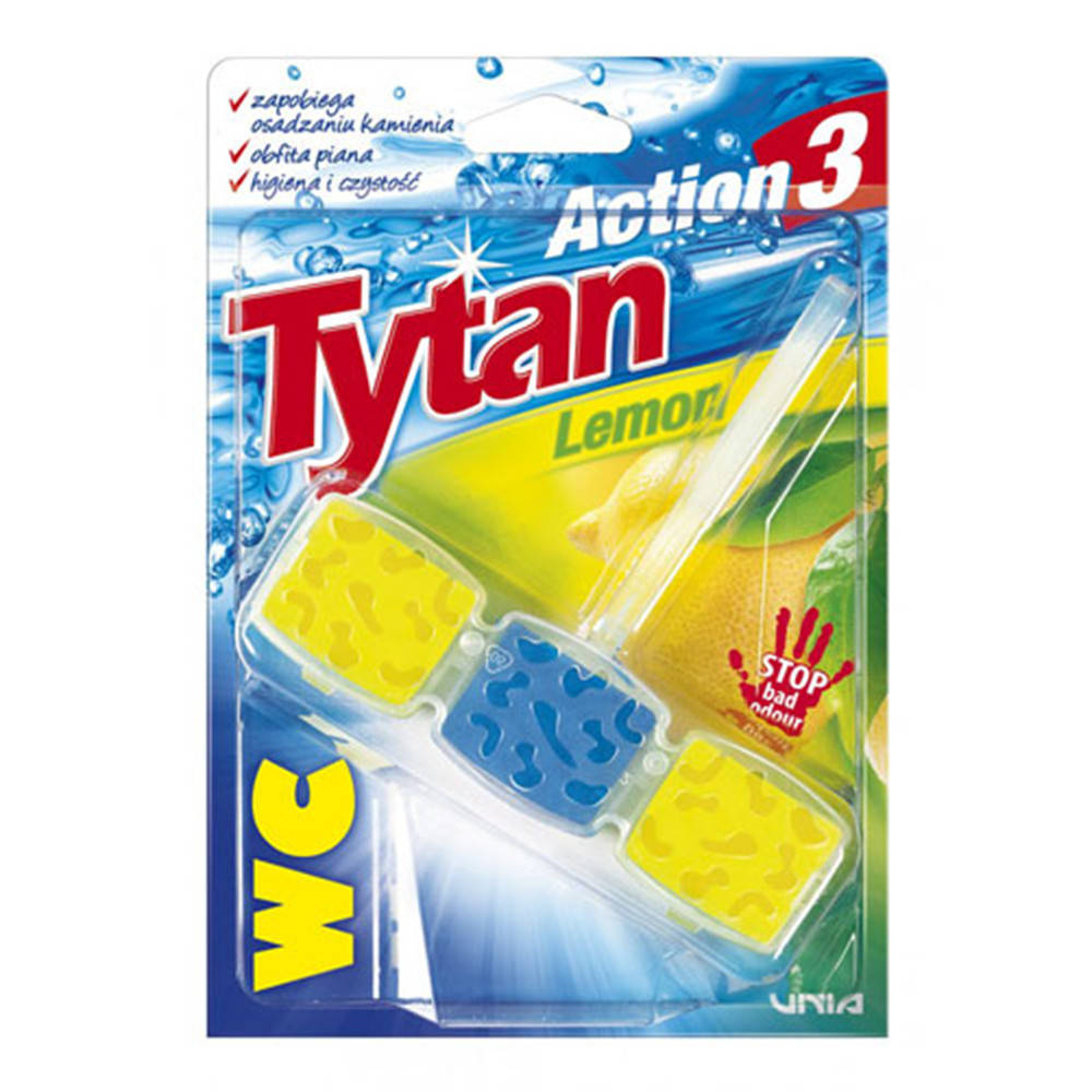 

Ароматизированный блок для туалета Tytan Лимон, 45 г