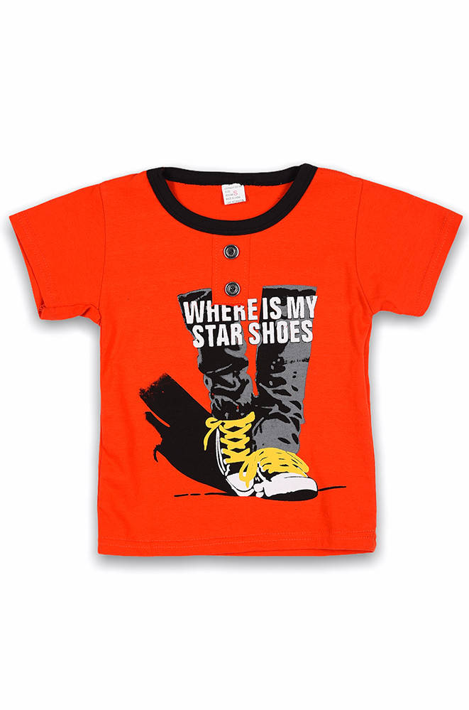 

Футболка детская коралловая AAA 130047M