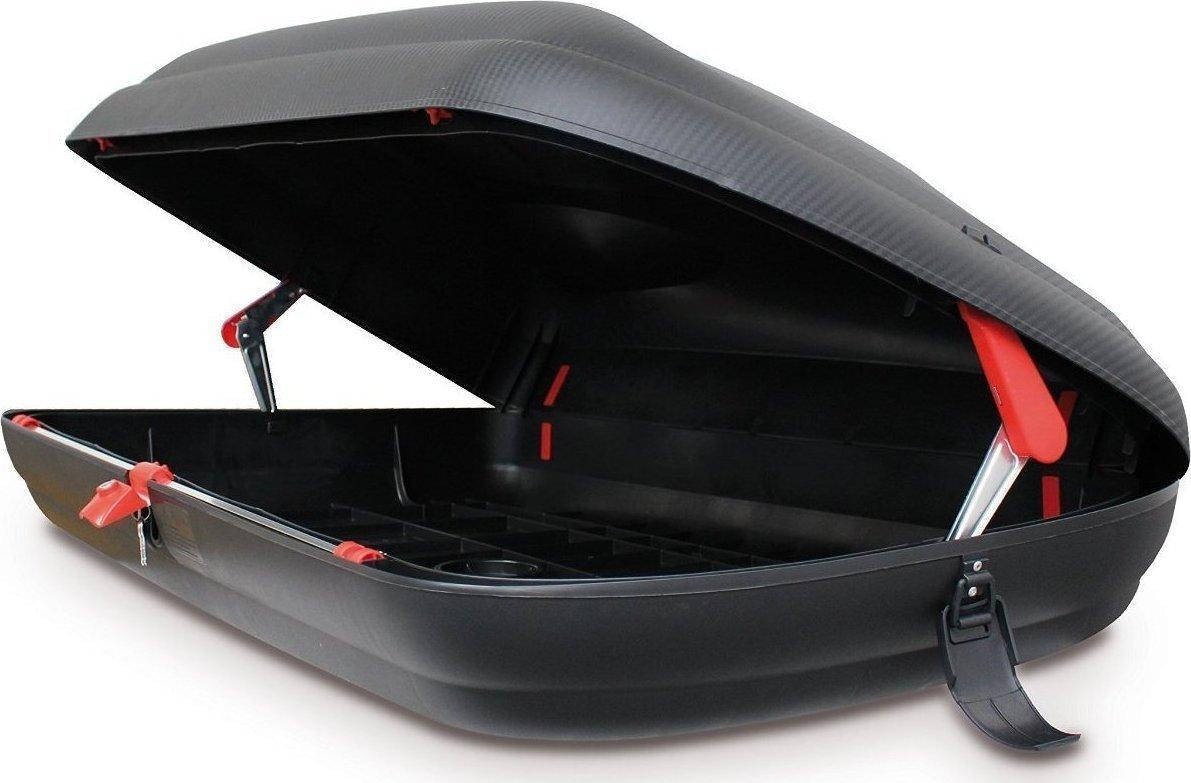 

Бокс на крышу 400л. Kenguru Discovery Carbon Line 400, Серый