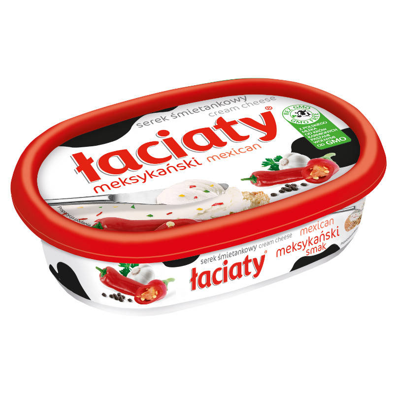 

Крем-сыр "Laciaty" Мексиканский вкус фасовка 0.135 kg