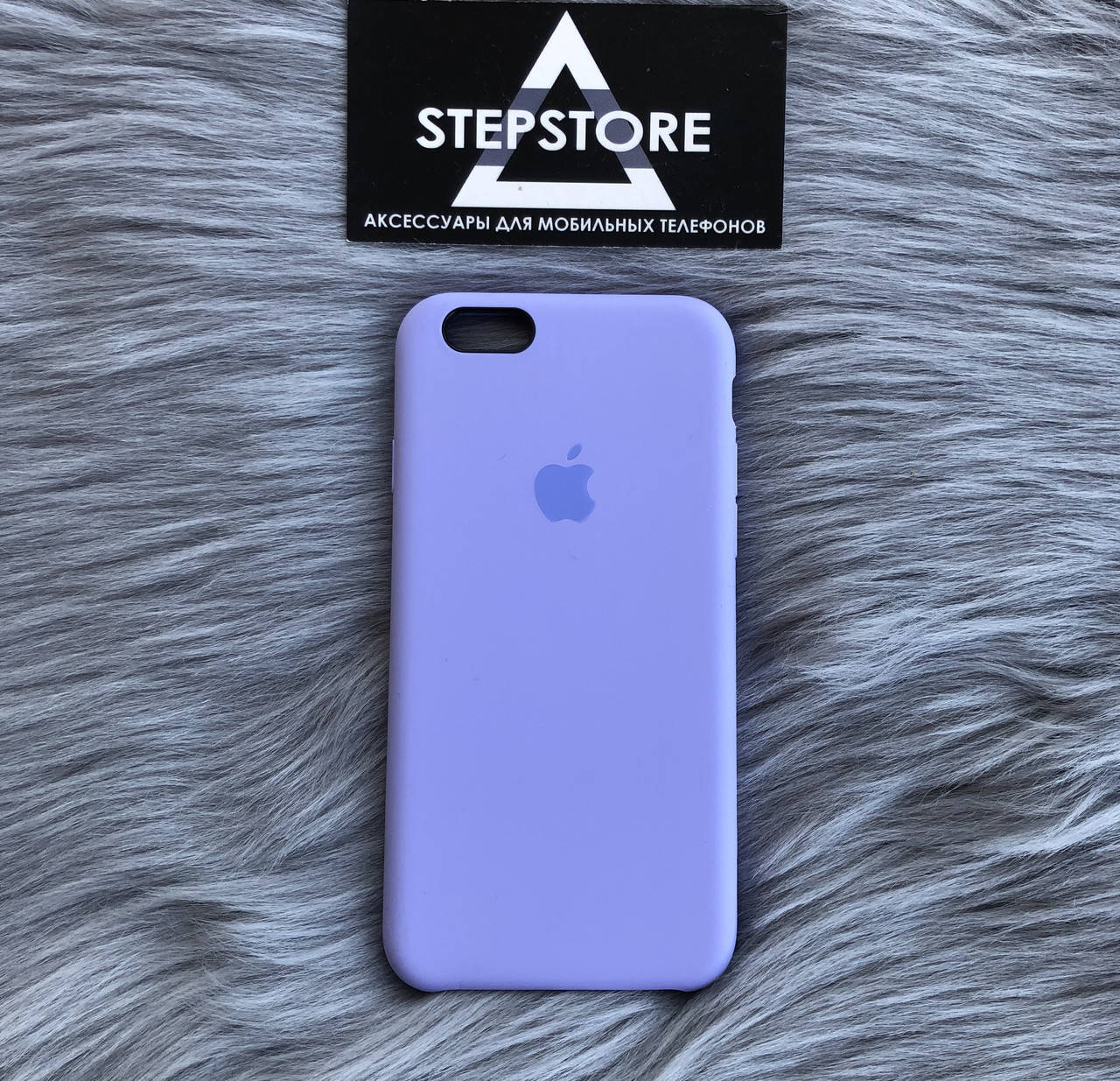 

Чехол Silicone case Iphone 6 6s soft touch с микрофиброй Viola