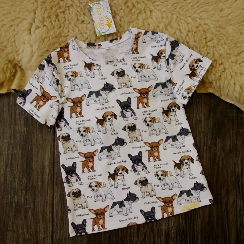 

Детская футболка щенки Five Stars KD0524-98р, Разные цвета
