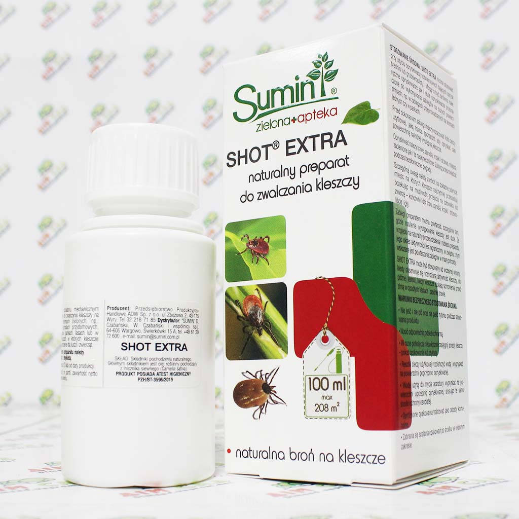 

Sumin Препарат против клещей на участке Shot Extra, 100мл
