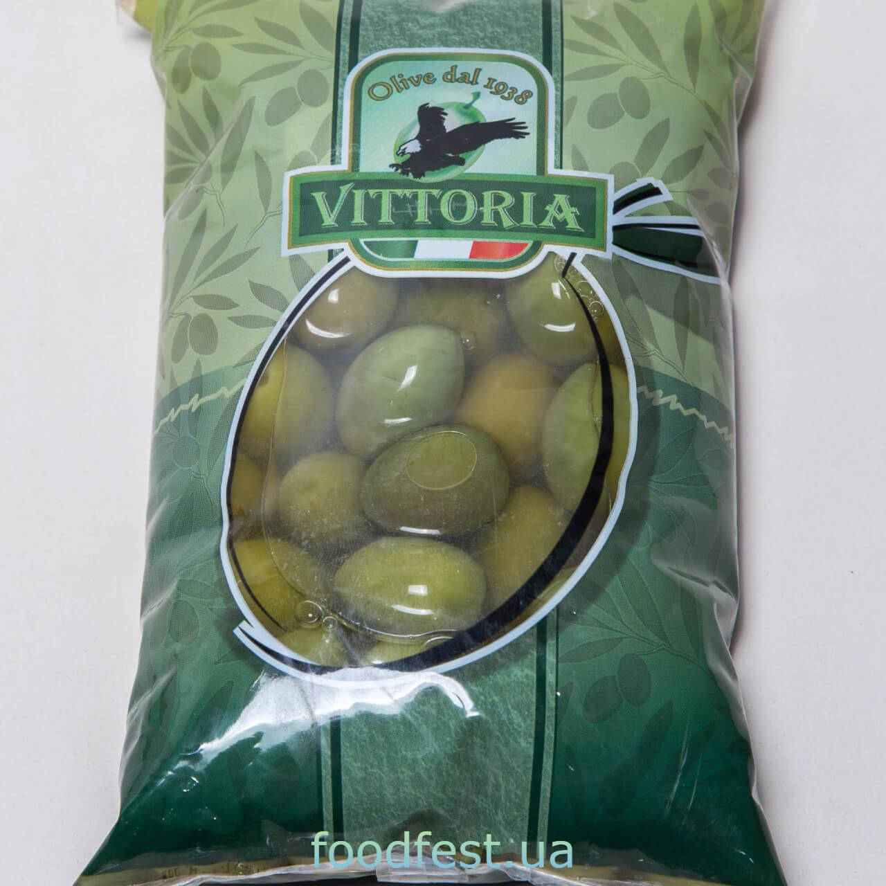 

Оливки гиганты с/к ТМ Vittoria Olive Verdi Dolci Giganti 850/500г
