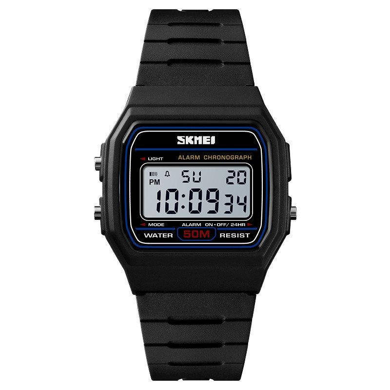 

Skmei 1412 черные мужские спортивные часы