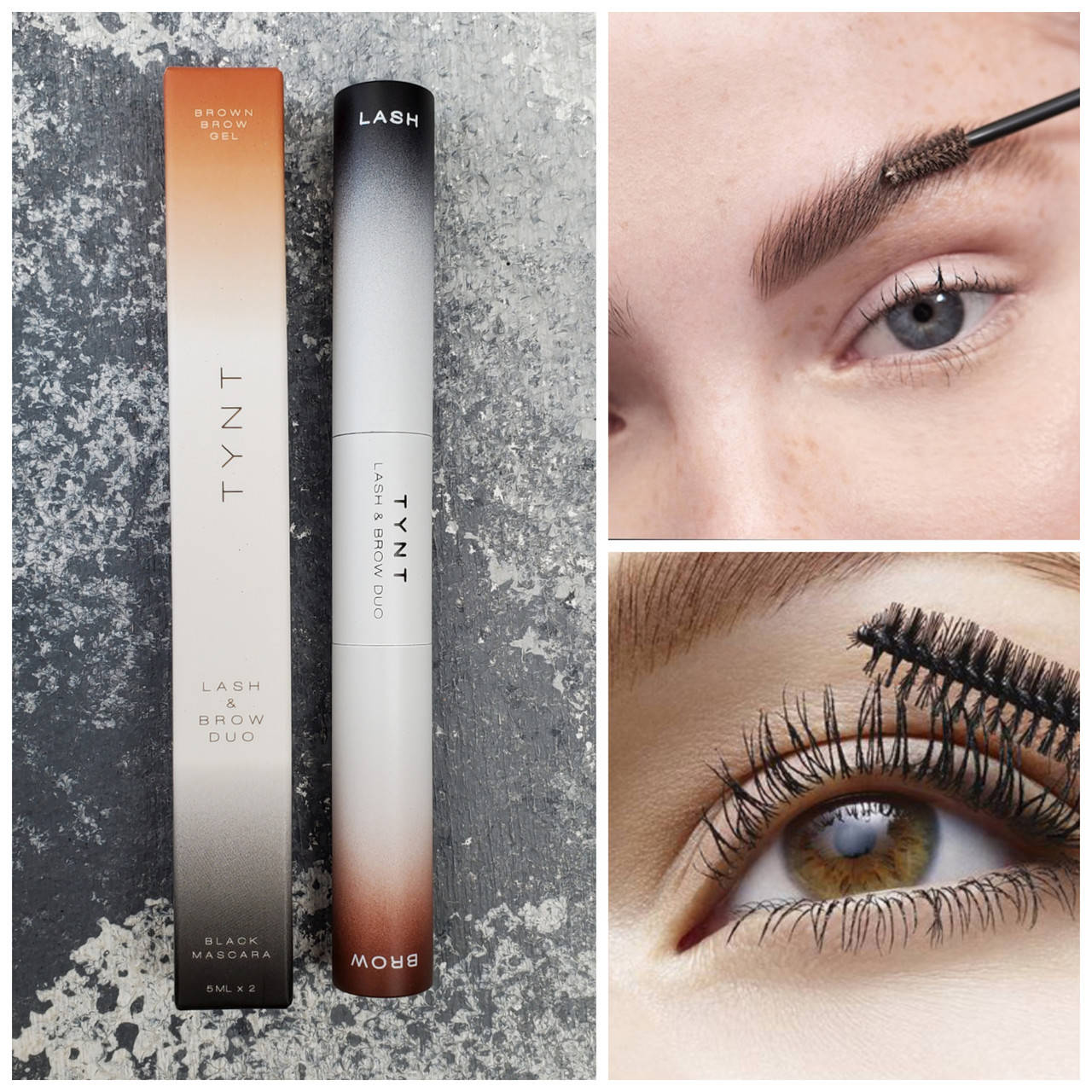 

Тушь для ресниц и бровей TYNT Beauty Lash & Brow Duo Brown Brow Gel & Black 2х5 ml