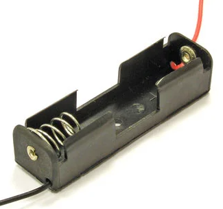 

Контейнер для зарядки аккумулятора АА 17Х58мм, с проводами