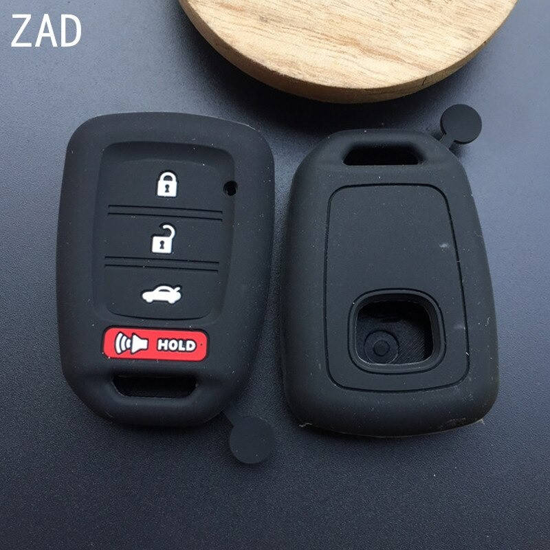 

Силиконовый чехол для ключа Honda Accord,Civic,Civic Type R,Crosstour, CR-V,Fit,FR-V,HR-V,jazz,Pilot, Черный