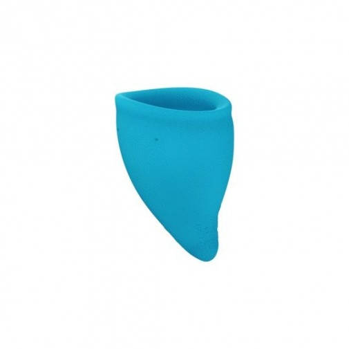 

Менструальная чаша, Fun Factory Menstrual Cup, размер А, 5.3х4 см (голубой)
