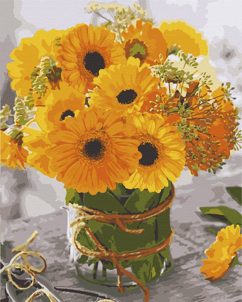 

Картина по номерам Art Craft "Солнечные герберы" 40х50 см 12141-AC Цветы на картине