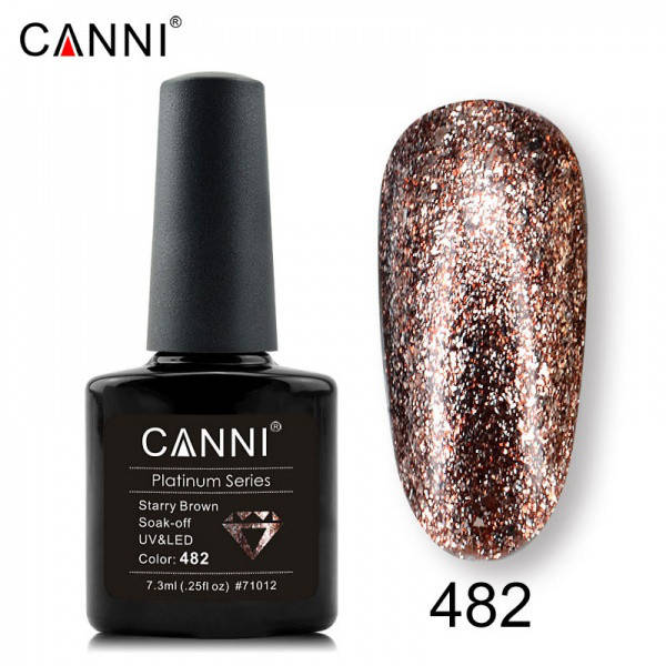 

Гель-лак жидкая фольга CANNI 482 светлая бронза