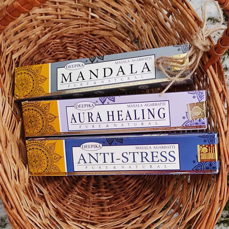 

Набор Healing (Аура, Мандала, Анти-стресс) 3 упаковки по 15 грамм
