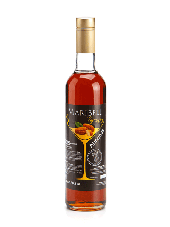 

Сироп коктейльный Миндаль Maribell 700 мл для коктейлей и кофе безалкогольный Марибель