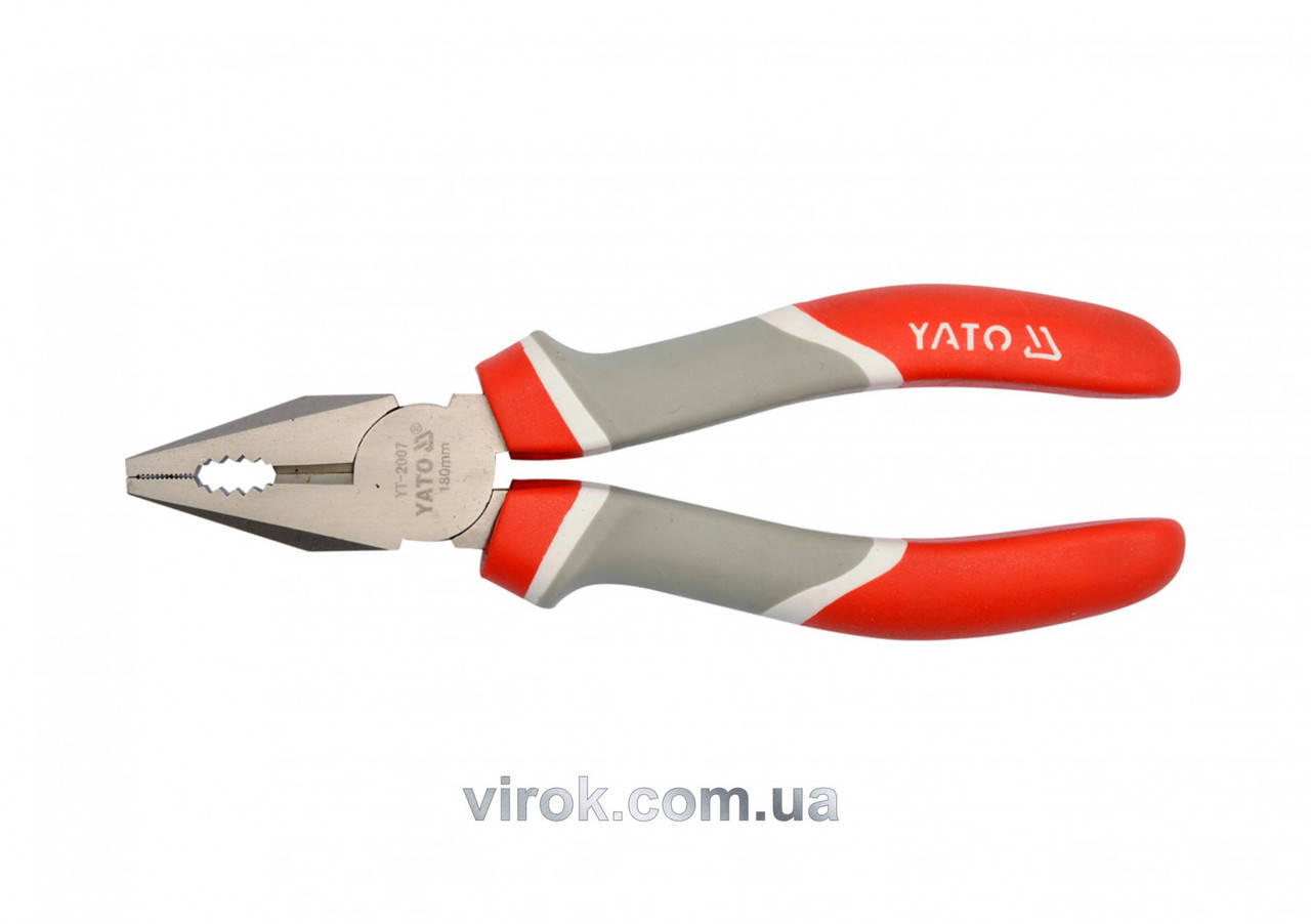 

Плоскогубцы комбинированные YATO l=180 мм YT-2007