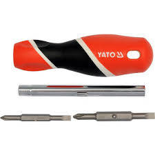 

Отвертка со сменными вставками 6 в 1, YATO YT-25971