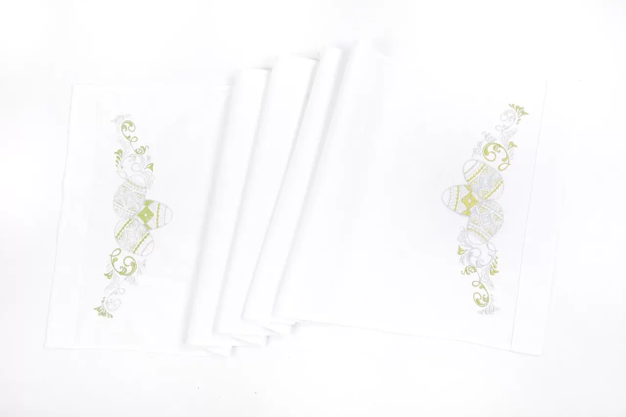 

Вышитая дорожка на стол пасхальная арт. 687-14/09 1,3*0,40, Разные цвета