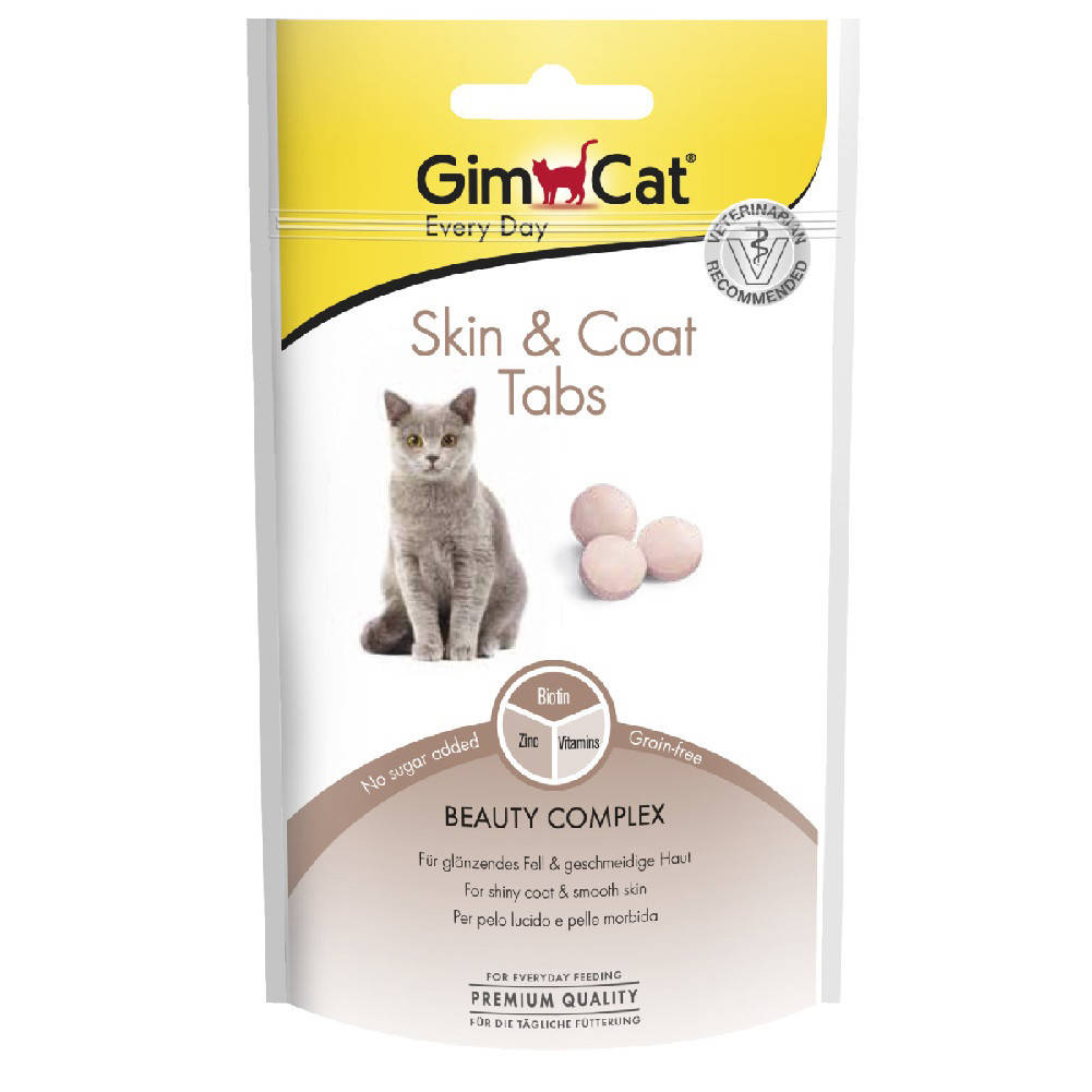 

GimCat Skin & Coat 40г лакомство для кошек (для блеска и шерсти)