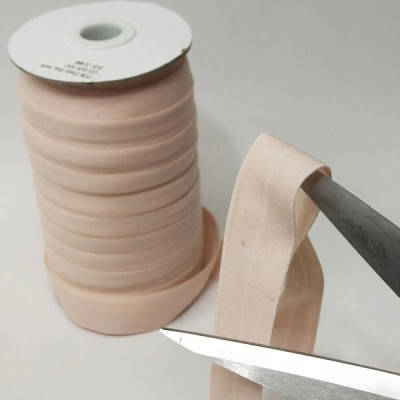 

А-041 Трикотажная окантовочная бейка (стрейч эластичная) 2см х 1 м. (персик) (СИНДТЕКС-1433)