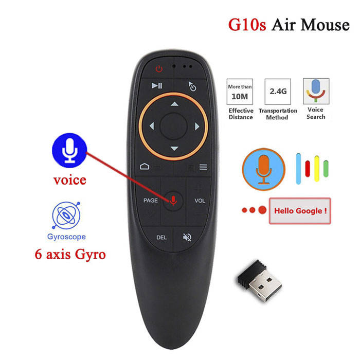 

Аеро пульт (аеромышь) Air Mouse G10S с микрофоном голосовым управлением и гироскопом