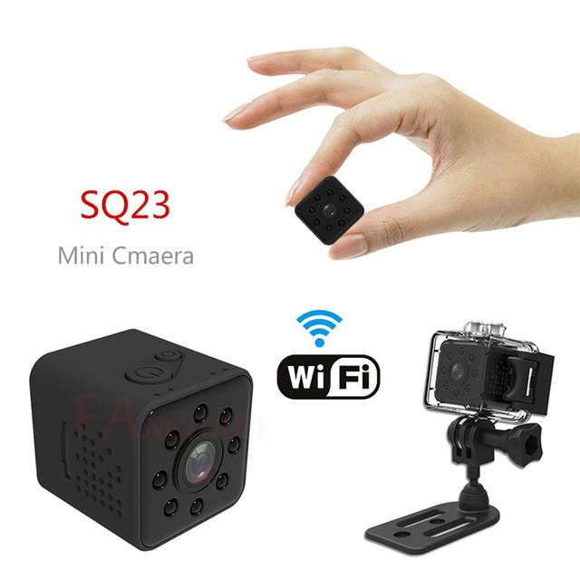 

Мини-камера SQ23 (WiFi) + Аквабокс, Черный