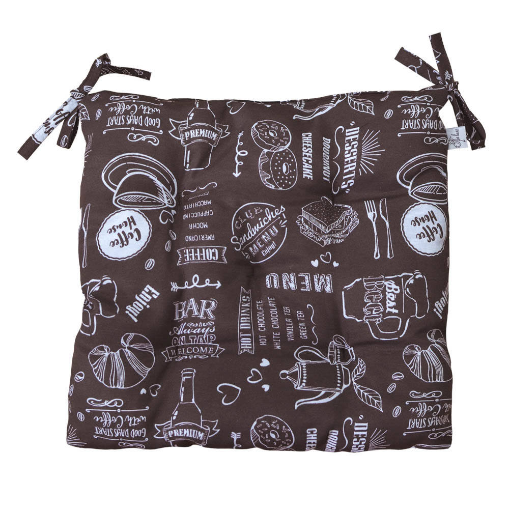 

Подушка на стул Breakfast Brown