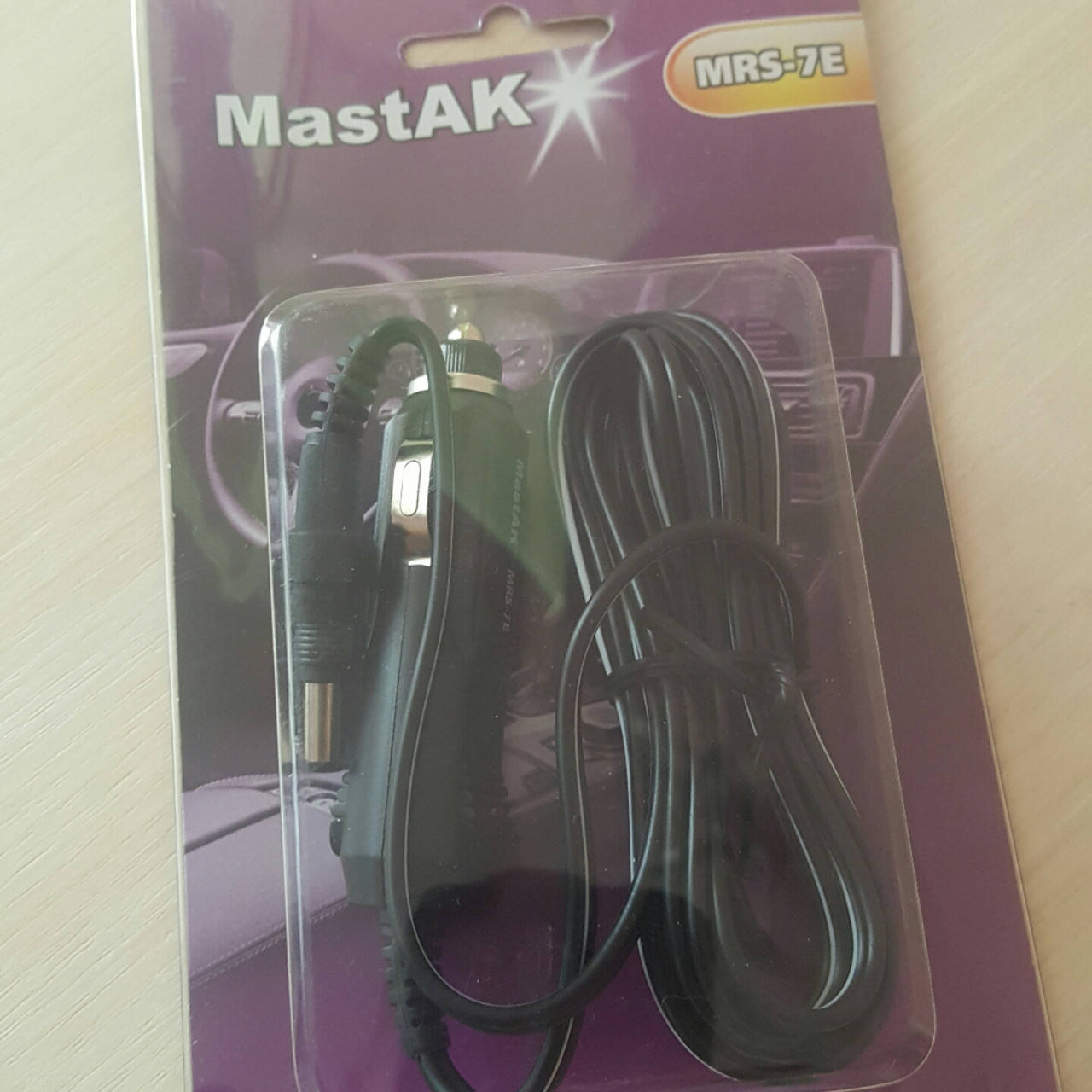 

Автомобильный шнур питания от прикуривателя с разъемом 5,5*2,1 MastAK MRS-7E