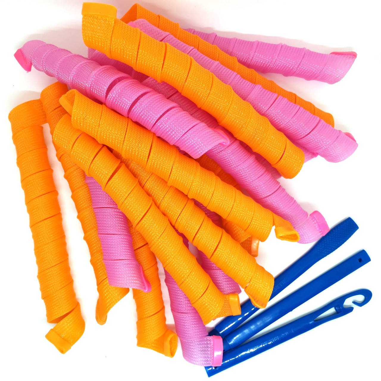 

Бигуди Magic Curler "Спираль" длина 85 см, набор 18 шт., крупный локон