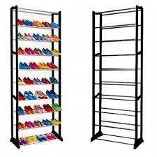 

Полка для обуви вместительностью до 30 пар Amazing Shoe Rack Черный