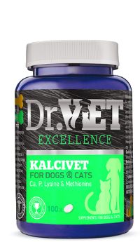 

ВИТАМИННО-МИНЕРАЛЬНАЯ ДОБАВКА DR.VET KALCIVET КАЛЦИВЕТ ДЛЯ СОБАК И КОШЕК - 500 таб.