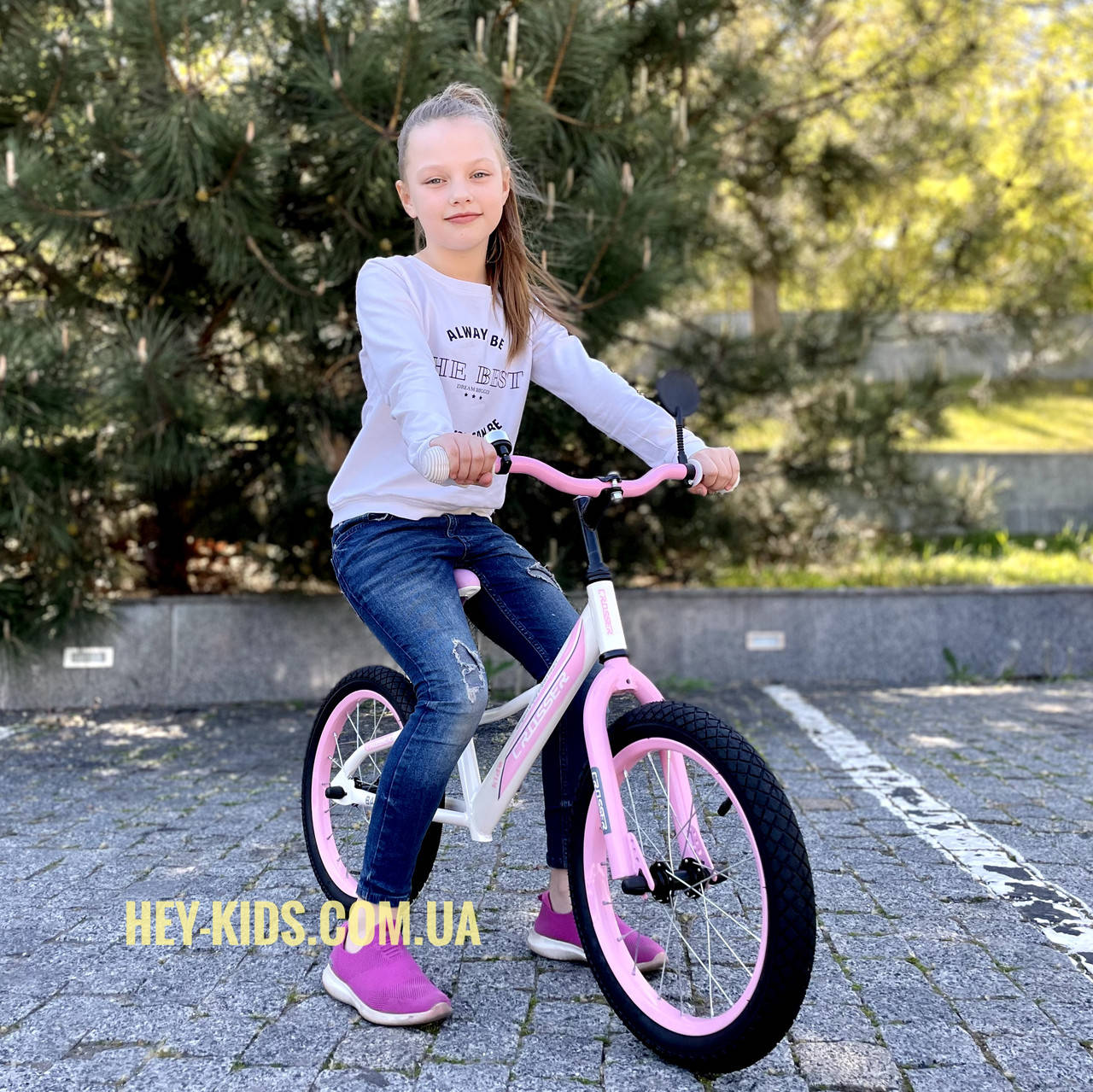 

Детский беговел-велобег BALANCE bike (AIR) CROSSER 16 дюймов розовый