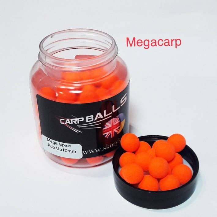 

Бойлы Carpballs Megaspice pop ups 10mm