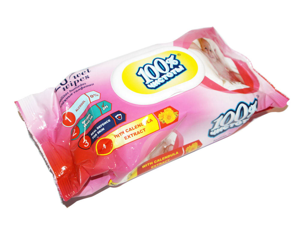 

Салфетка влажная 120 шт/уп