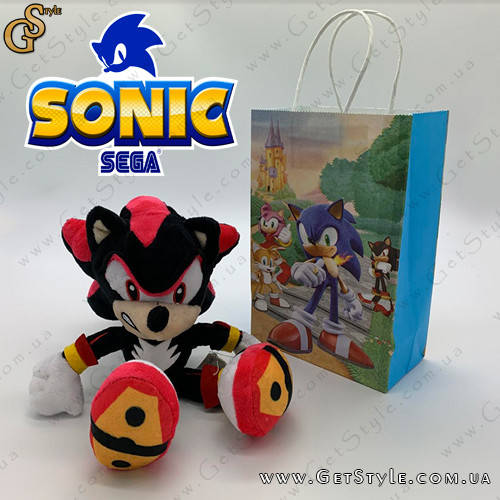 

Игрушка Ёж Шэдоу - "Shadow Hedgehog" с фирменным пакетом, Черный