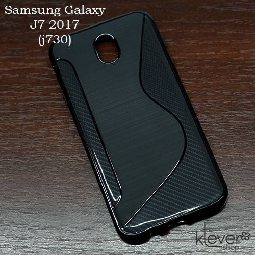 

Силиконовый чехол накладка для Samsung Galaxy J7 2017 (j730) (черный)