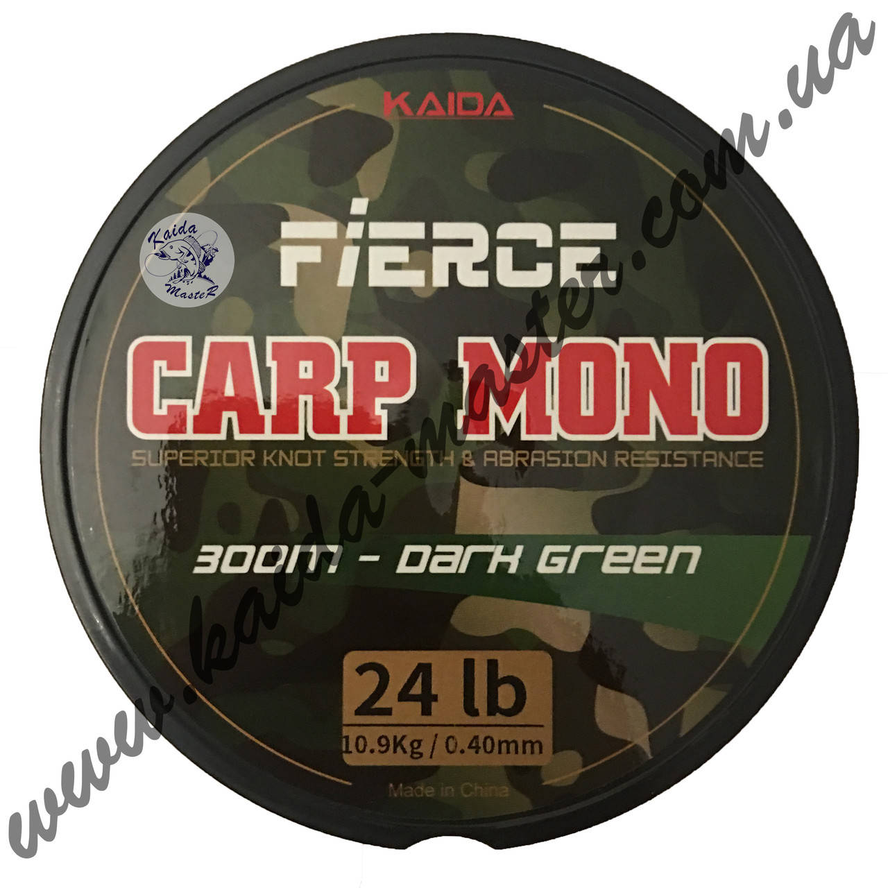 

Леска зелёная KAIDA CARP MONO 300м. 0.3, Зелёный