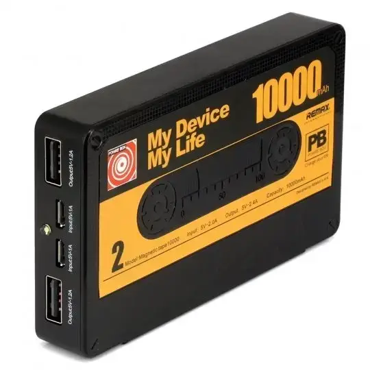 

УМБ портативное зарядное Power Bank Remax Tape RP-T10 10000 mAh, черное