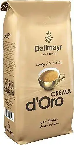 

Оригинал! Dallmayr Crema d'Oro кофе в зернах, 1кг Германия (100% Арабика)