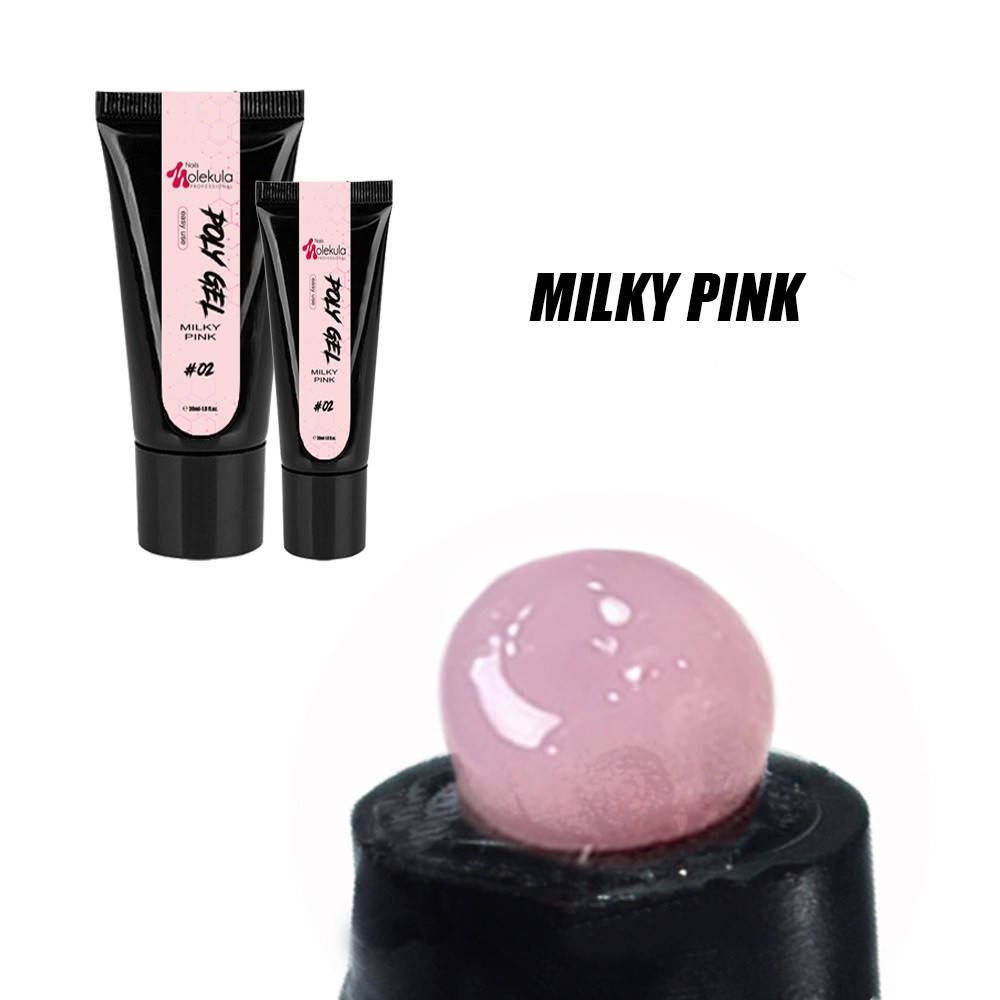 

Акрил-гель для ногтей Molekula Nails №02 Milky pink 30 мл (16732Qu)