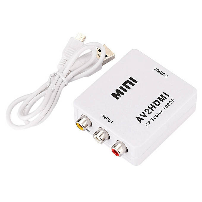 

Конвертер AV2HDMI аудио RCA тюльпан в HDMI upscaler FullHD преобразователь