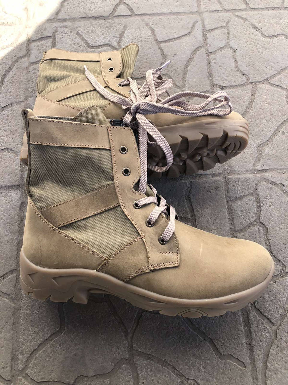 

Берцы легкие армейские летние облегченные, Бежевый