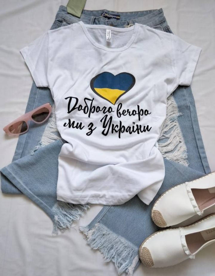 

Жіноча футболка патріотична,M