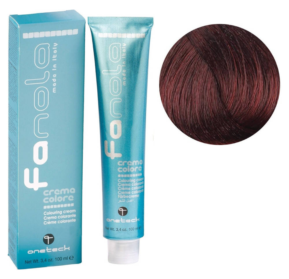 

Крем-краска для волос Fanola №5/6 Light Chestnut Red 100 мл (2988Gu)