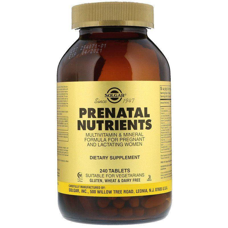 

Витамины и минералы для беременных (Prenatal Multivitamin&Mineral) 240 таблеток